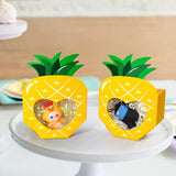 Maxbell 10Pcs Foldable Candy Boxes Paper Gift Packaging Box for Housewarming Holiday Yellow