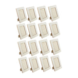 Maxbell 16 Pieces Wooden Picture Frames for Crafts Arts Gifts for Wedding Wood Decor