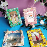 Maxbell 16 Pieces Wooden Picture Frames for Crafts Arts Gifts for Wedding Wood Decor