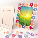 Maxbell 16 Pieces Wooden Picture Frames for Crafts Arts Gifts for Wedding Wood Decor