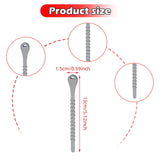 Maxbell 10x Silicone Cable Ties Desk Electrical Cords Home Adjustable Wire Organizer 13cmx1.5cm