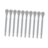 Maxbell 10x Silicone Cable Ties Desk Electrical Cords Home Adjustable Wire Organizer 13cmx1.5cm