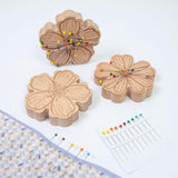 Maxbell Magnetic Needle Nanny Cute Embroidery Needle Holder Cross Stitch Accessories Flower A