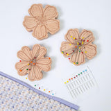 Maxbell Magnetic Needle Nanny Cute Embroidery Needle Holder Cross Stitch Accessories Flower A