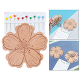 Maxbell Magnetic Needle Nanny Cute Embroidery Needle Holder Cross Stitch Accessories Flower A