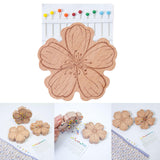 Maxbell Magnetic Needle Nanny Cute Embroidery Needle Holder Cross Stitch Accessories Flower A