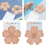 Maxbell Magnetic Needle Nanny Cute Embroidery Needle Holder Cross Stitch Accessories Flower A