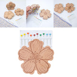 Maxbell Magnetic Needle Nanny Cute Embroidery Needle Holder Cross Stitch Accessories Flower A