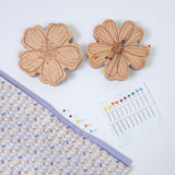 Maxbell Magnetic Needle Nanny Cute Embroidery Needle Holder Cross Stitch Accessories Flower A