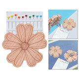 Maxbell Magnetic Needle Nanny Cute Embroidery Needle Holder Cross Stitch Accessories Flower B