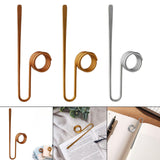 Maxbell Book Holder Rings Portable Lightweight Book Mark for Women, Men Lover Reader Bronze