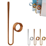 Maxbell Book Holder Rings Portable Lightweight Book Mark for Women, Men Lover Reader Bronze