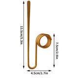 Maxbell Book Holder Rings Portable Lightweight Book Mark for Women, Men Lover Reader golden