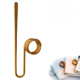 Maxbell Book Holder Rings Portable Lightweight Book Mark for Women, Men Lover Reader golden