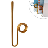 Maxbell Book Holder Rings Portable Lightweight Book Mark for Women, Men Lover Reader golden