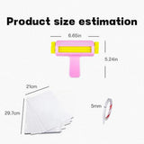 Maxbell DIY Paper Crimper Decor Texture Roller for Accessories Supplies Photo Albums
