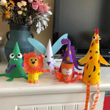 Maxbell 3x Paper Mache Cones DIY Christmas Tree Decoration for Halloween Decorations 15cm