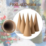 Maxbell 6Pcs Paper Mache Cones Christmas Tree Decoration for Party Hats Embellishing 35cm