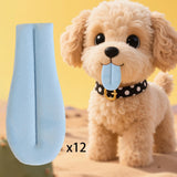 Maxbell 12Pcs DIY Tongue Accessories for Stuffed Animals Versatile Lightweight Funny Blue