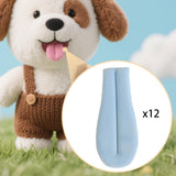 Maxbell 12Pcs DIY Tongue Accessories for Stuffed Animals Versatile Lightweight Funny Blue