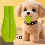 Maxbell 12Pcs DIY Tongue Accessories for Stuffed Animals Versatile Lightweight Funny Green