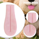 Maxbell 12Pcs DIY Tongue Accessories for Stuffed Animals Versatile Lightweight Funny Pink