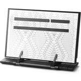 Maxbell Knitting Pattern Holder Portable Magnetic Cross Stitch Supplies for Knitting Horizontal