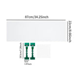 Maxbell Clay Screen for Pottery Tool DIY Protective Splash Protection Pottery Shield green clips