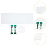 Maxbell Clay Screen for Pottery Tool DIY Protective Splash Protection Pottery Shield green clips
