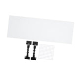 Maxbell Clay Screen for Pottery Tool DIY Protective Splash Protection Pottery Shield black clips