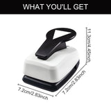 Maxbell Paper Punch Shape Small Paper Art Hole Punch for Greeting Cards DIY Handmade Triangle