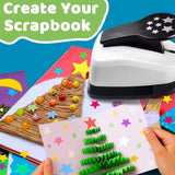 Maxbell Paper Punch Shape Small Paper Art Hole Punch for Greeting Cards DIY Handmade Star