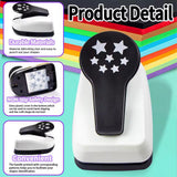 Maxbell Paper Punch Shape Small Paper Art Hole Punch for Greeting Cards DIY Handmade Star