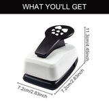 Maxbell Paper Punch Shape Small Paper Art Hole Punch for Greeting Cards DIY Handmade Heart