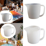 Maxbell Split Cup Reusable Paint Supplies 17oz Color Mixing Cups for Drawing Pouring 1 Channel Divider