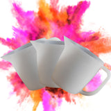 Maxbell Split Cup Reusable Paint Supplies 17oz Color Mixing Cups for Drawing Pouring 4 Channel Dividers