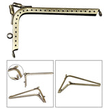 Maxbell 7 Shaped Metal Purse Frame Sturdy Retro Bag Sewing Kiss Lock Clasp Bag Frame 12.5cm