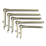 Maxbell 7 Shaped Metal Purse Frame Sturdy Retro Bag Sewing Kiss Lock Clasp Bag Frame 12.5cm