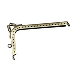 Maxbell 7 Shaped Metal Purse Frame Sturdy Retro Bag Sewing Kiss Lock Clasp Bag Frame 12.5cm