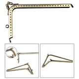 Maxbell 7 Shaped Metal Purse Frame Sturdy Retro Bag Sewing Kiss Lock Clasp Bag Frame 14.5cm