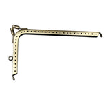 Maxbell 7 Shaped Metal Purse Frame Sturdy Retro Bag Sewing Kiss Lock Clasp Bag Frame 14.5cm