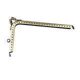 Maxbell 7 Shaped Metal Purse Frame Sturdy Retro Bag Sewing Kiss Lock Clasp Bag Frame 14.5cm
