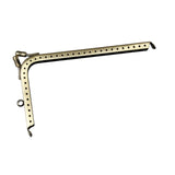 Maxbell 7 Shaped Metal Purse Frame Sturdy Retro Bag Sewing Kiss Lock Clasp Bag Frame 14.5cm