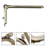 Maxbell 7 Shaped Metal Purse Frame Sturdy Retro Bag Sewing Kiss Lock Clasp Bag Frame 15.5cm