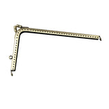 Maxbell 7 Shaped Metal Purse Frame Sturdy Retro Bag Sewing Kiss Lock Clasp Bag Frame 15.5cm