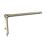 Maxbell 7 Shaped Metal Purse Frame Sturdy Retro Bag Sewing Kiss Lock Clasp Bag Frame 15.5cm