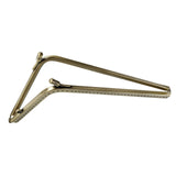 Maxbell 7 Shaped Metal Purse Frame Sturdy Retro Bag Sewing Kiss Lock Clasp Bag Frame 15.5cm