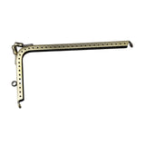 Maxbell 7 Shaped Metal Purse Frame Sturdy Retro Bag Sewing Kiss Lock Clasp Bag Frame 16.5cm