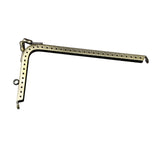 Maxbell 7 Shaped Metal Purse Frame Sturdy Retro Bag Sewing Kiss Lock Clasp Bag Frame 16.5cm