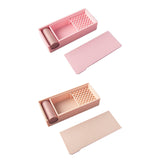 Maxbell Cornstarch Tapper Box Practical Container for Clays Molding for Polymer Clay Pink